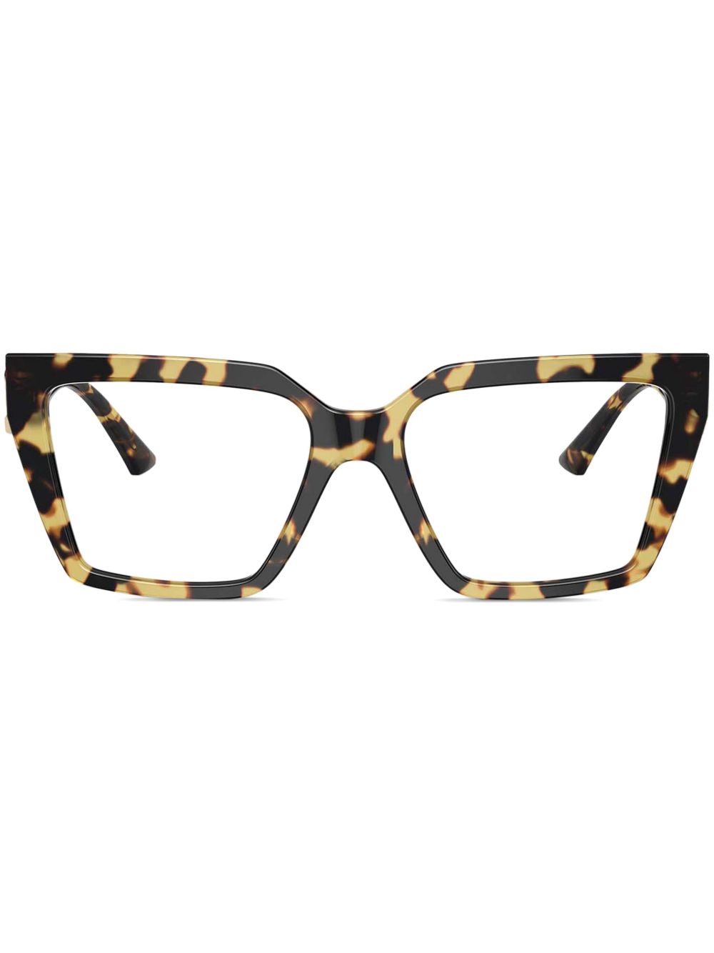 Jimmy Choo Eyewear 玳瑁纹效果眼镜 - 褐色