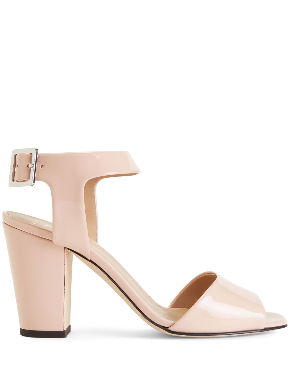 Giuseppe Zanotti Emmanuelle 高跟皮质凉鞋 - 粉色