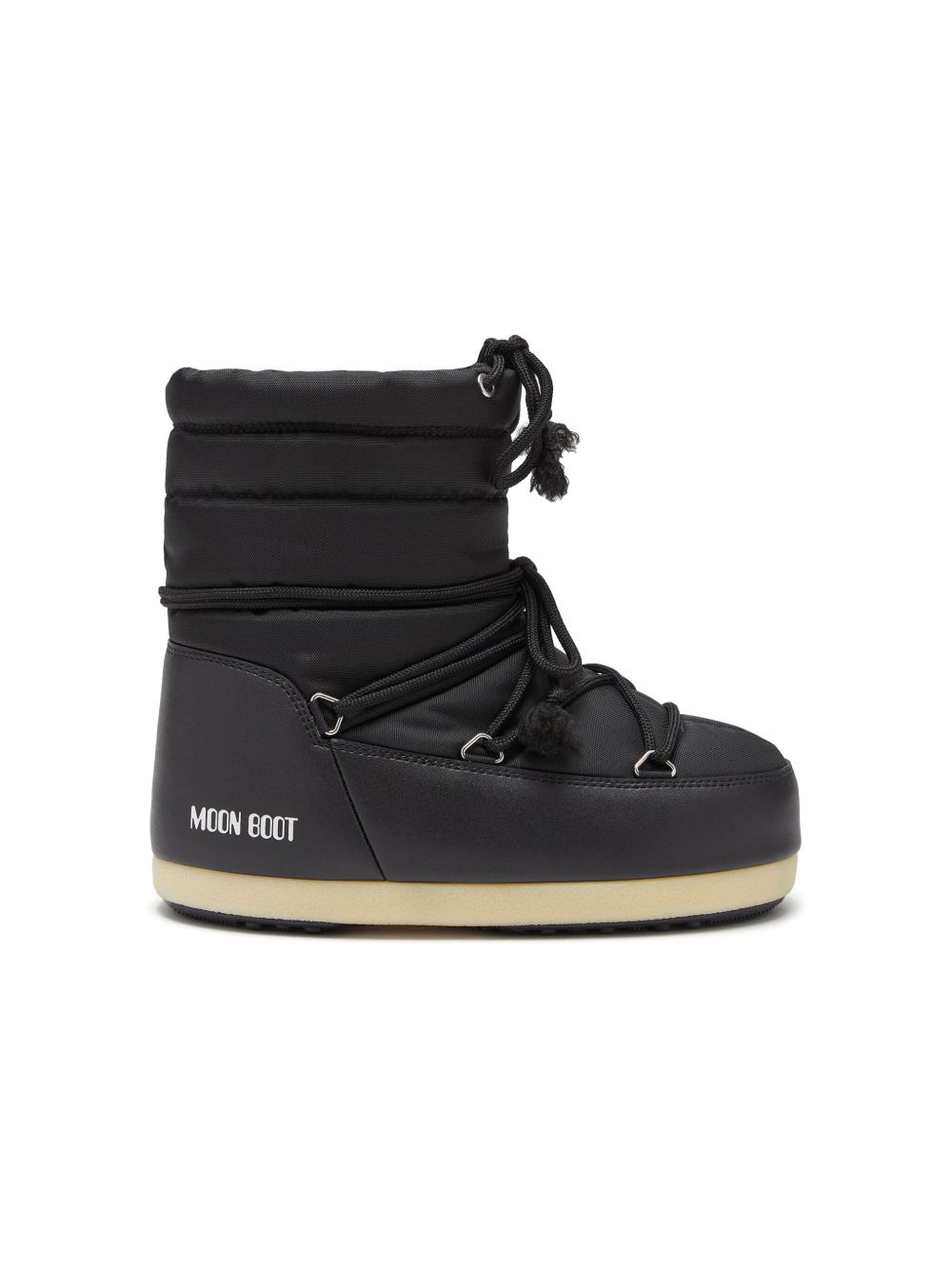 Moon Boot Kids Icon 中筒靴 - 黑色