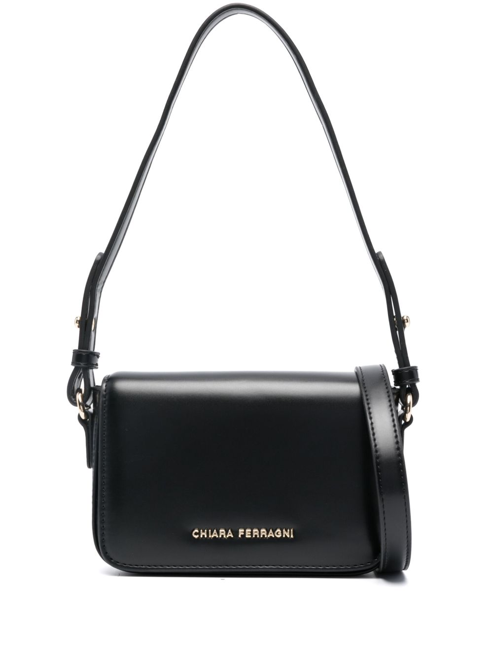 Chiara Ferragni Envelope logo手提包 - 黑色