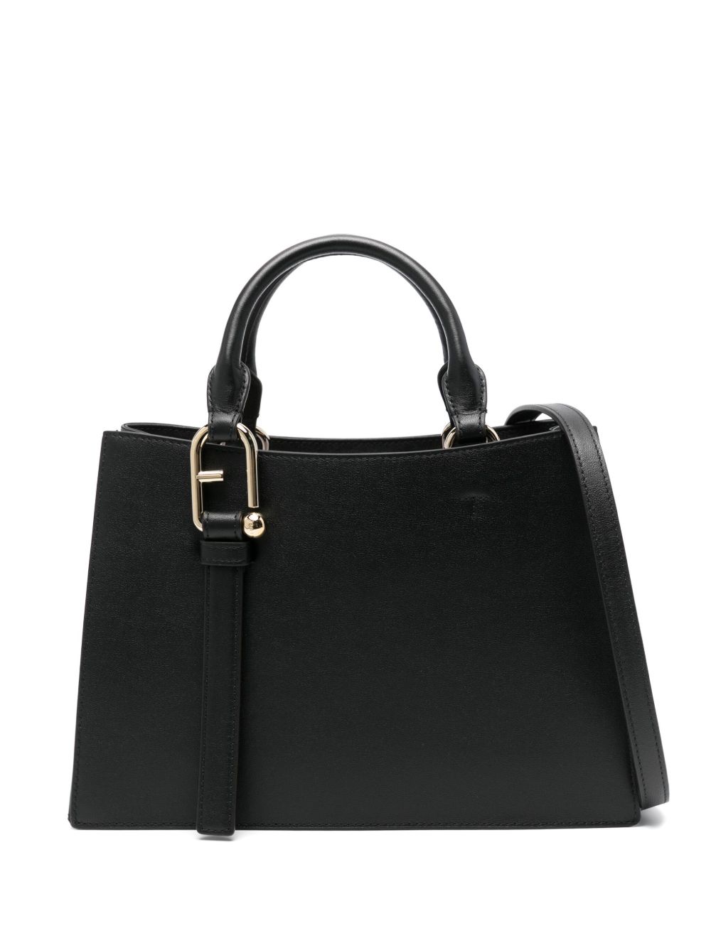 Furla Nuvola 皮质托特包 - 黑色