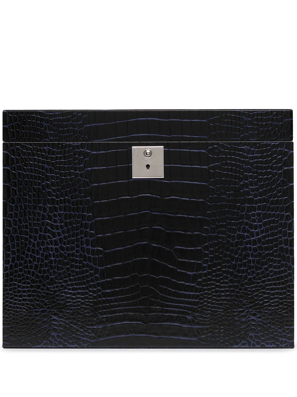 Smythson Mara Deluxe 珠宝盒 - 蓝色