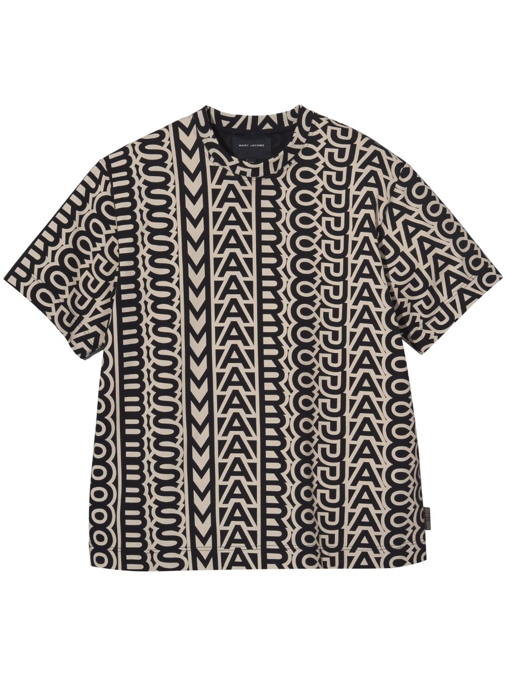 Marc Jacobs Monogram Big 圆领T恤 - 黑色