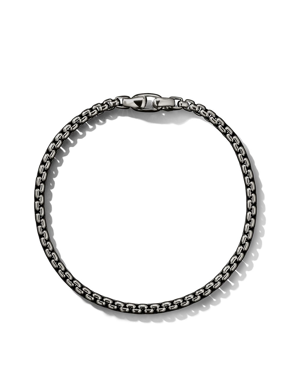 David Yurman 纯银 Box Chain 手链 - 银色