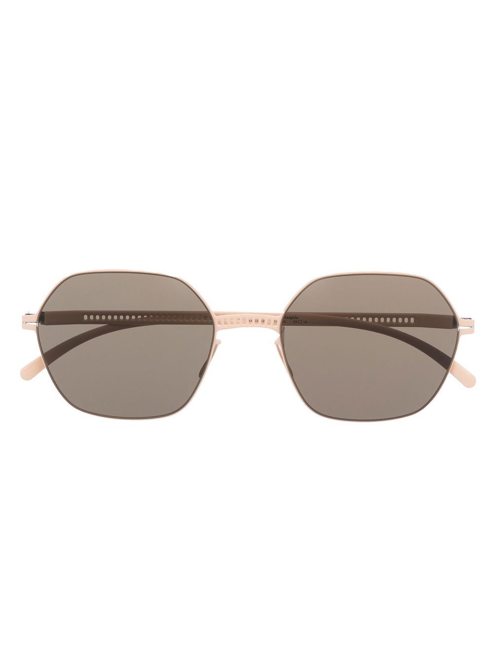Mykita 有色镜片超大框太阳眼镜 - 中性色