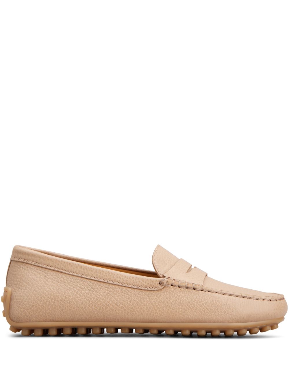 Tod's 细节经典皮质乐福鞋 - 中性色