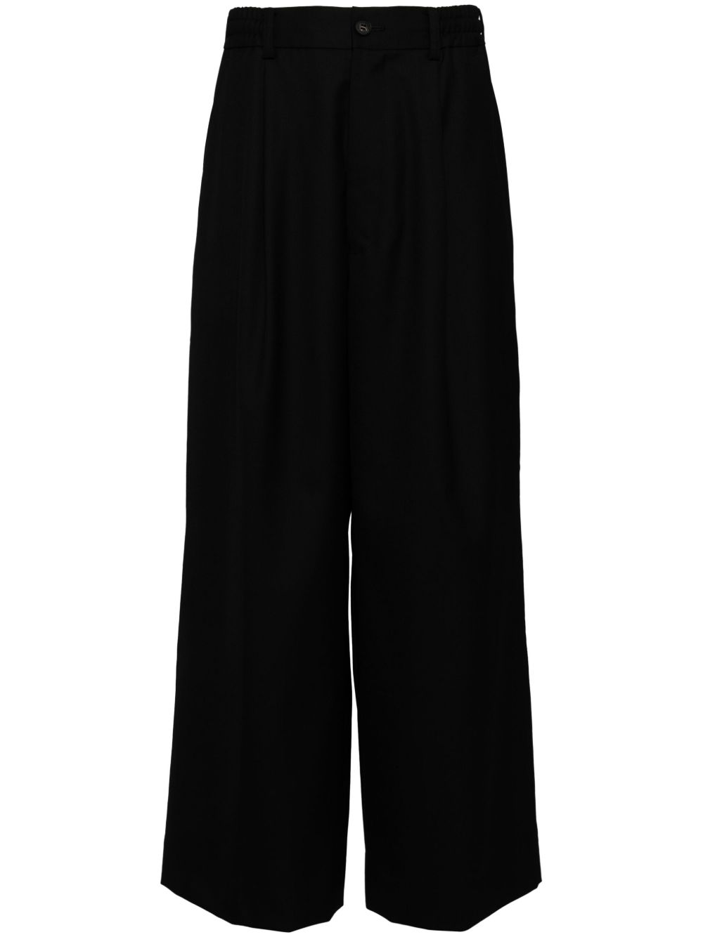 Comme des Garçons Homme 双编织长裤 - 黑色