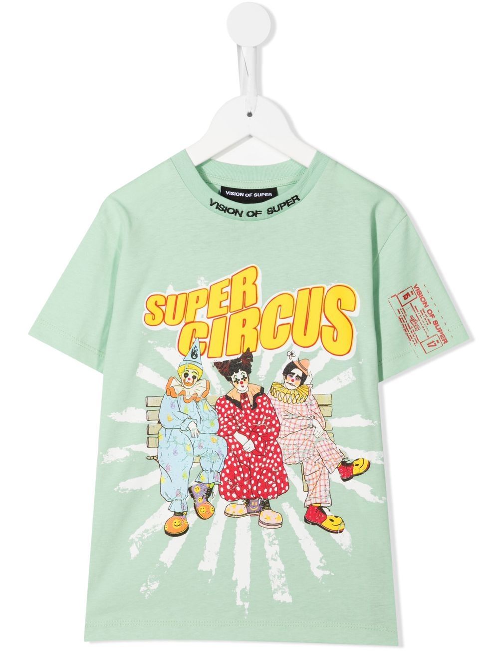 Vision Of Super Kids Super Circus 印花T恤 - 绿色