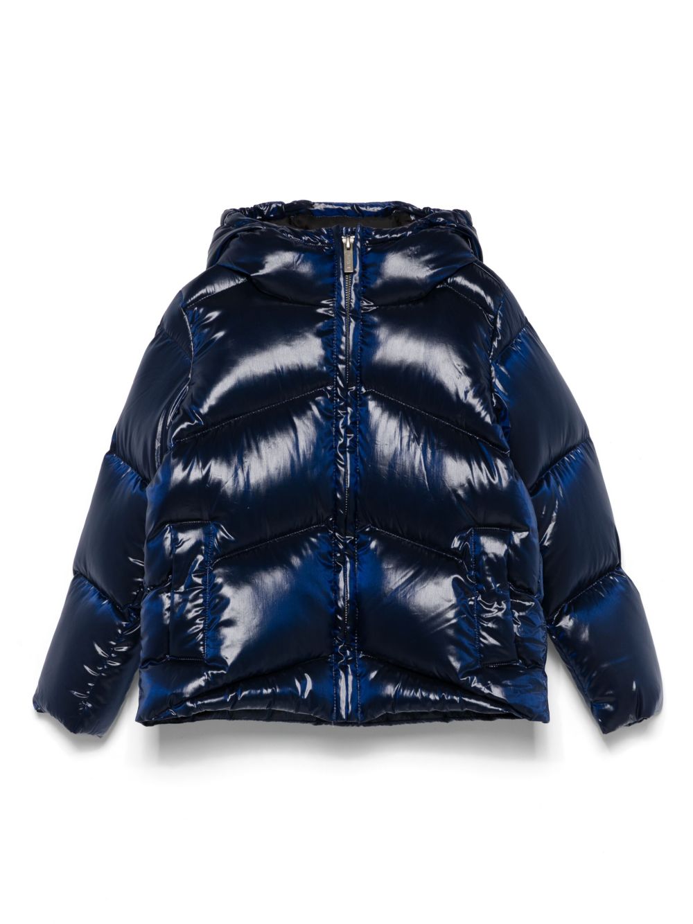 K Way Kids Ninev Crystal Chintz 蓬松夹克 - 蓝色