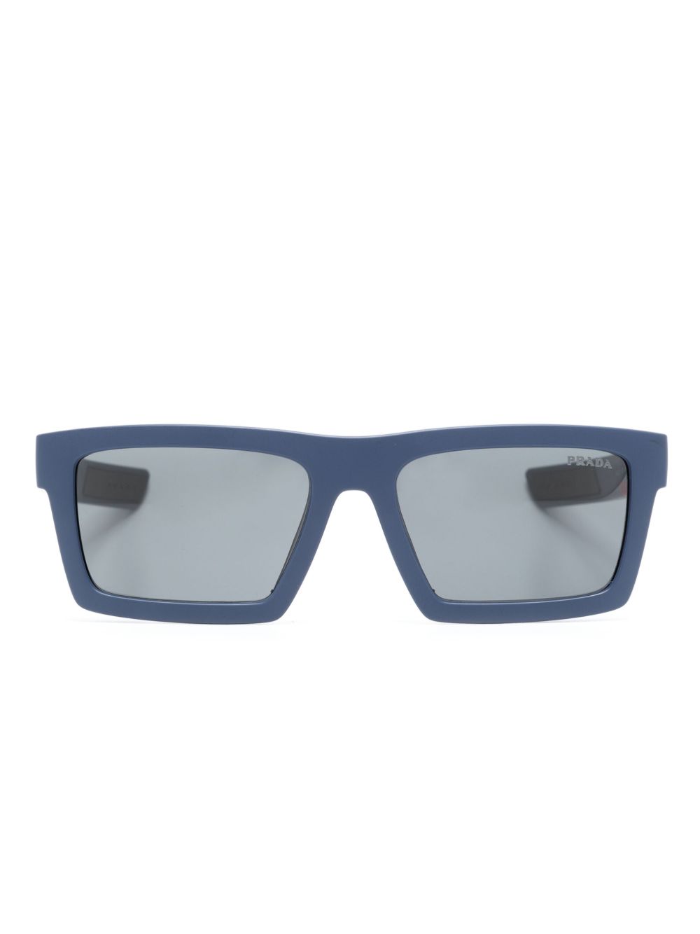 Prada Eyewear Linea Rossa 方框太阳眼镜 - 蓝色