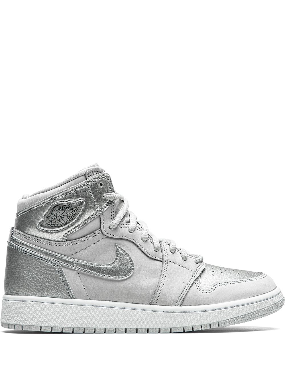 Jordan Kids Air Jordan 1 OG 高帮板鞋 - 灰色