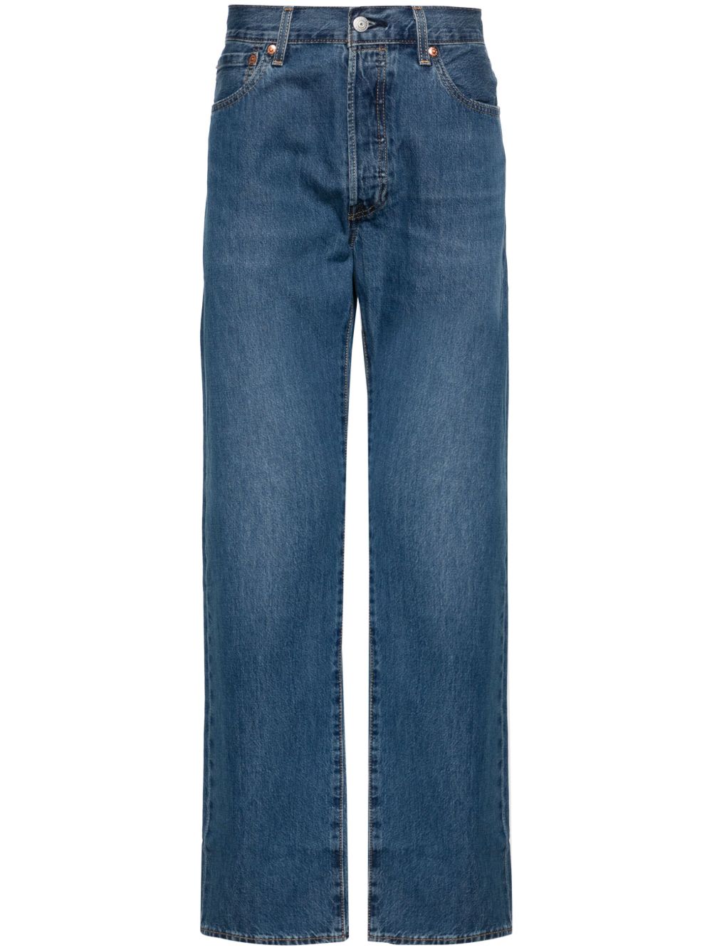 Levi's 501 中腰直筒牛仔裤 - 蓝色