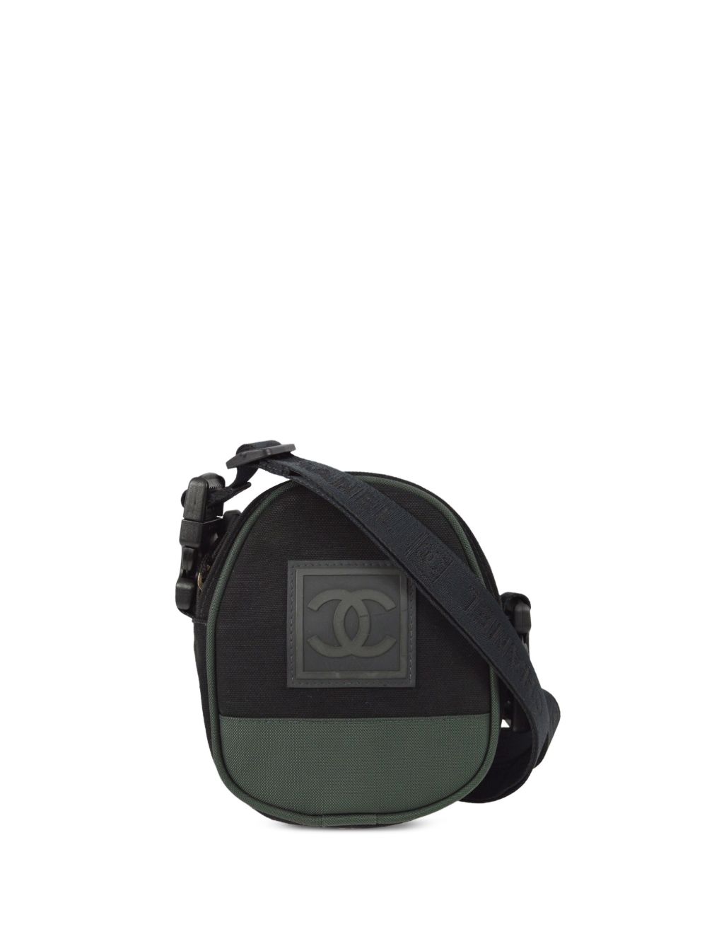 CHANEL Pre-Owned Sport Line 单肩包（2003年典藏款） - 黑色