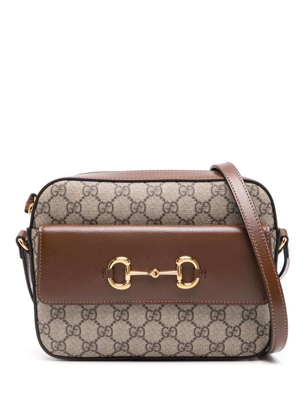 Gucci Horsebit 1955 系列小号单肩包 - 中性色