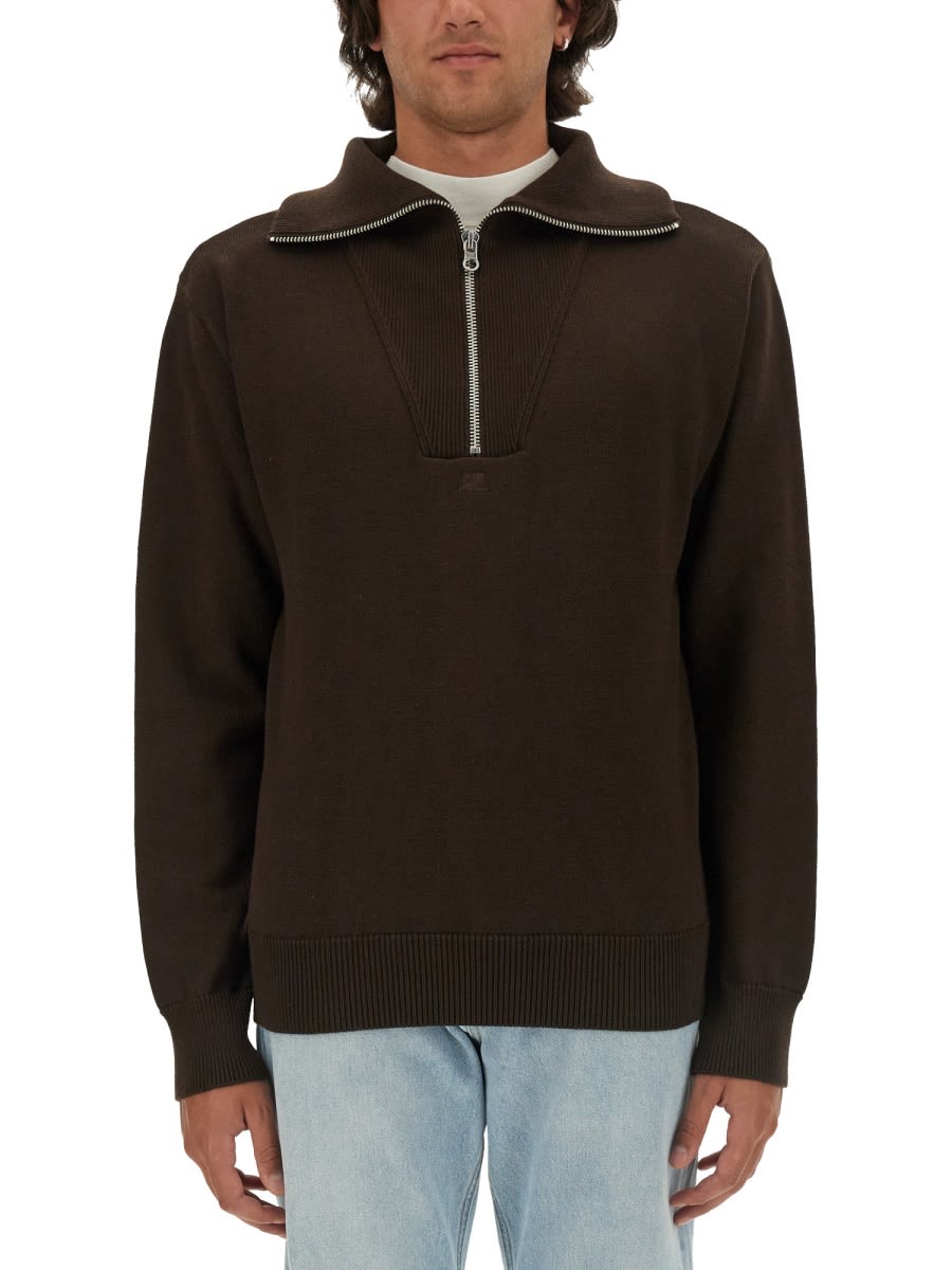 Courrèges 针织Polo衫