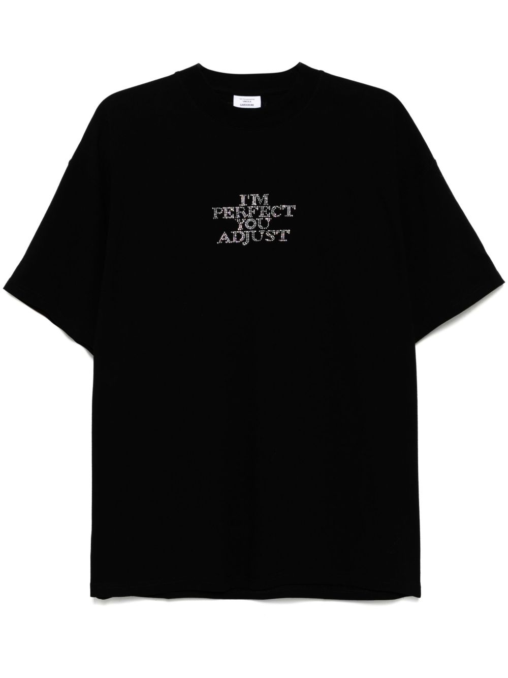 VETEMENTS My Name Is Vetements 印花T恤 - 黑色