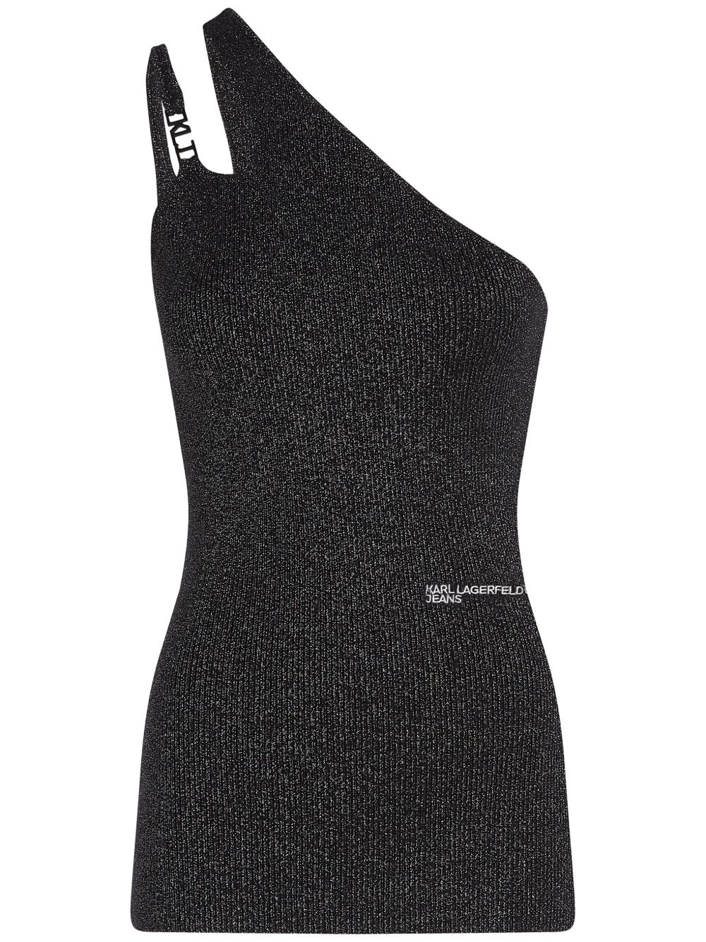 Karl Lagerfeld Jeans logo标牌上衣 - 黑色