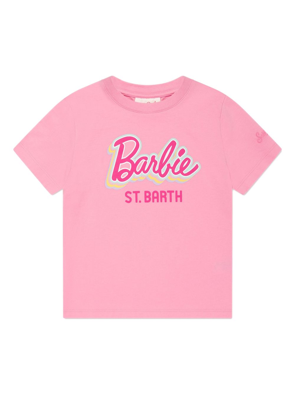 MC2 Saint Barth Kids x Barbie 棉T恤 - 粉色