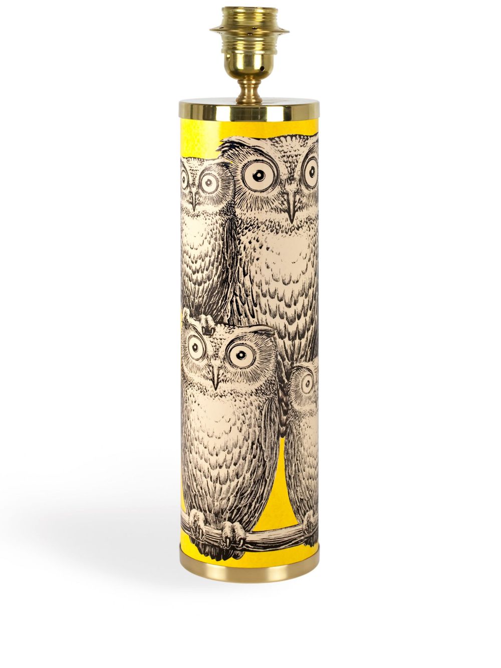 Fornasetti Civette 灯座 - 黄色