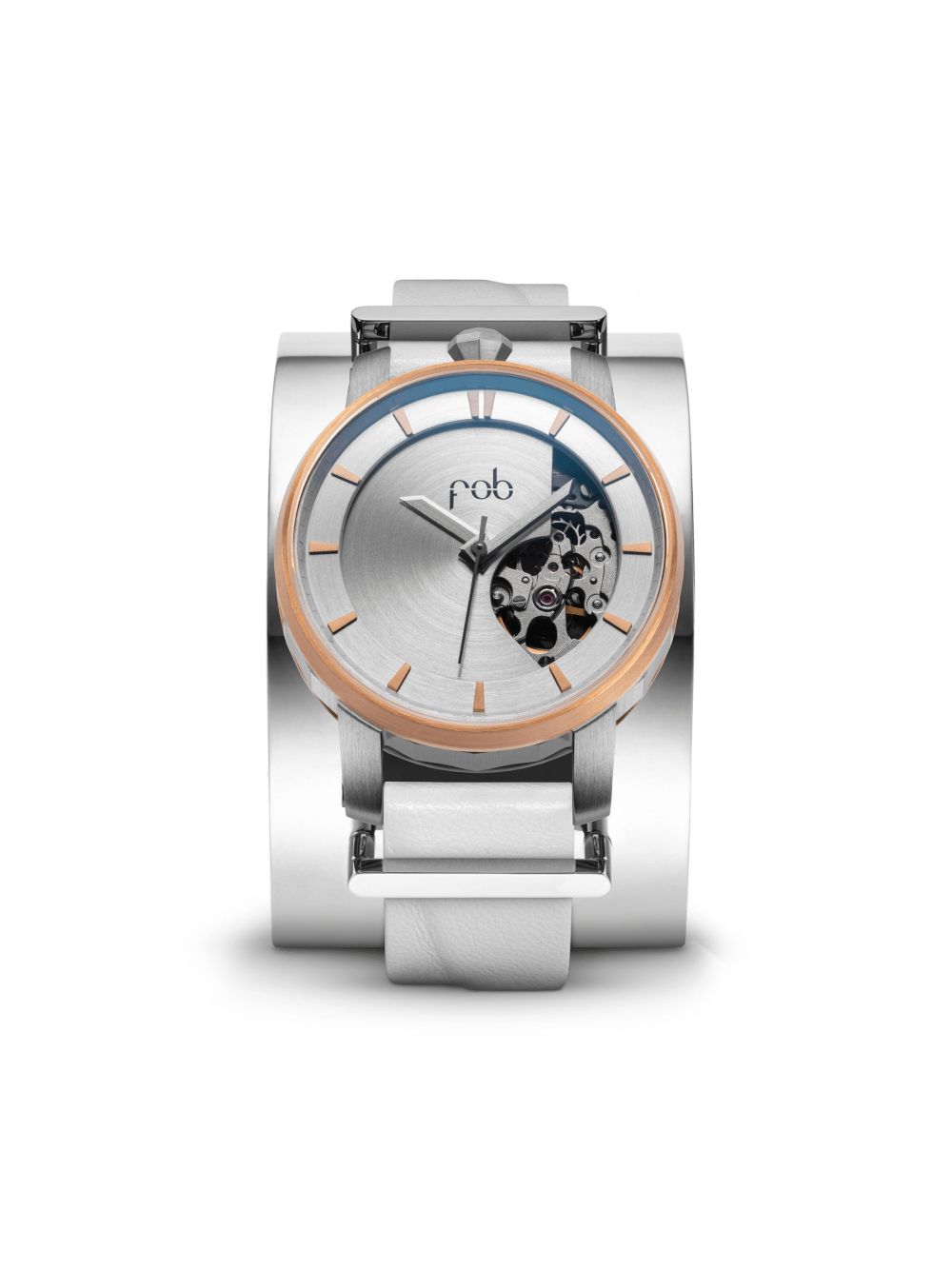 Fob Paris R360 Aura Cuf 36毫米腕表 - 银色
