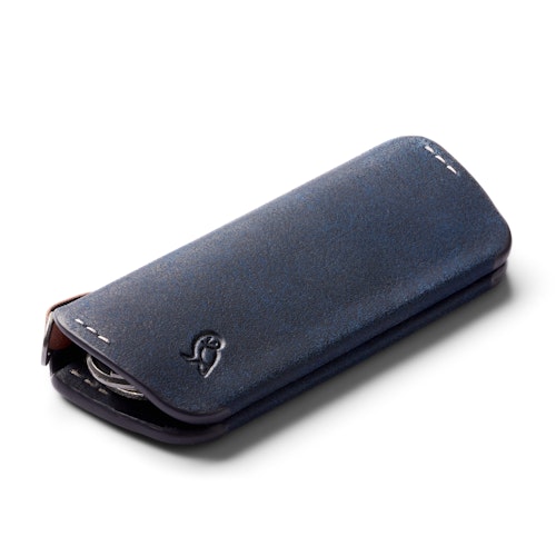 Bellroy Key Cover Plus Slim Leather Key Holder Ocean