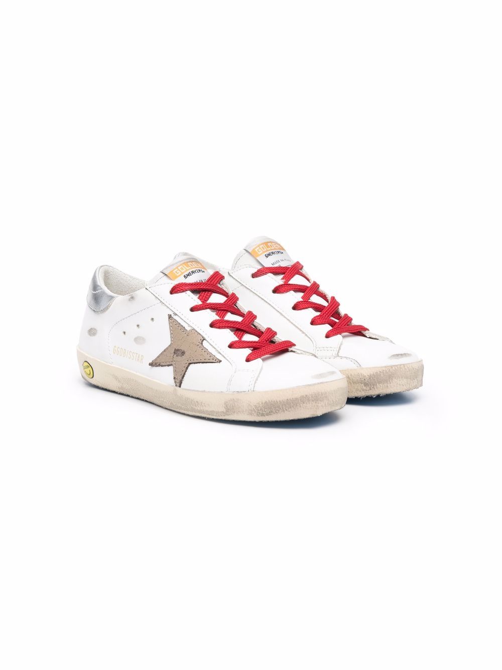 Golden Goose Kids Superstar 低帮板鞋 - 白色