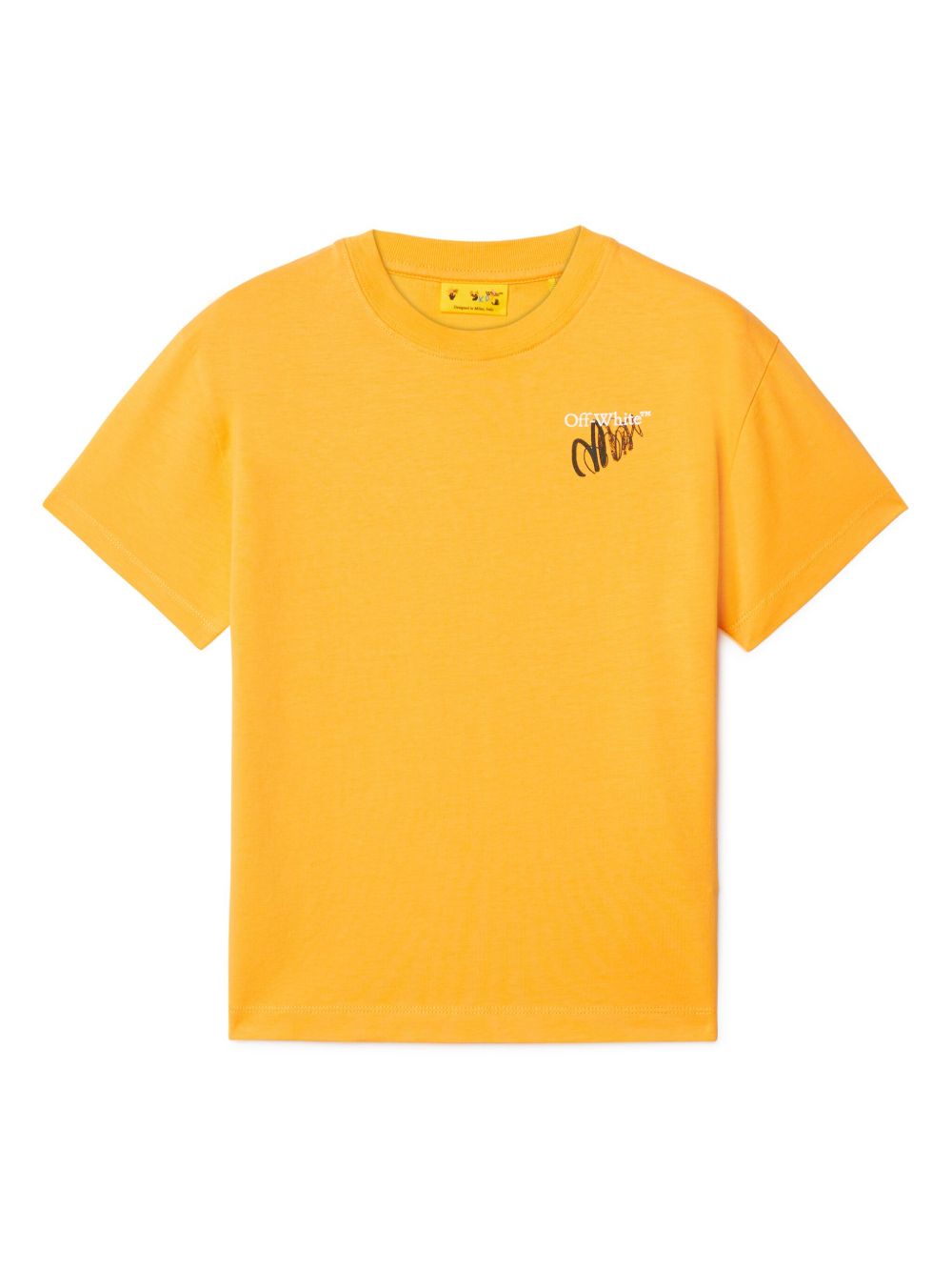 Off-White Kids Arrow Sketch T恤 - 黄色