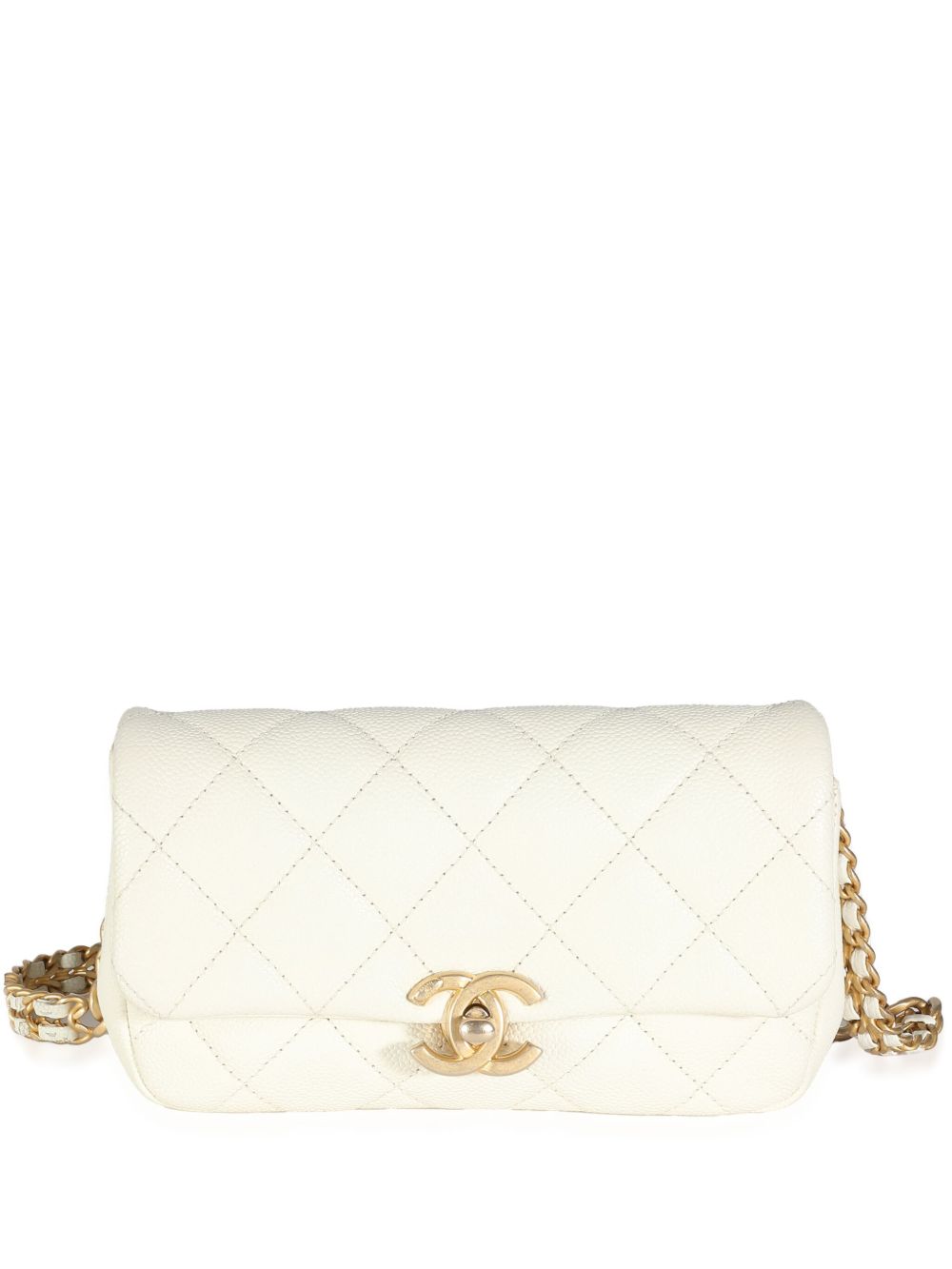 CHANEL Pre-Owned Melody 腰包（2021-2023年典藏款） - 白色