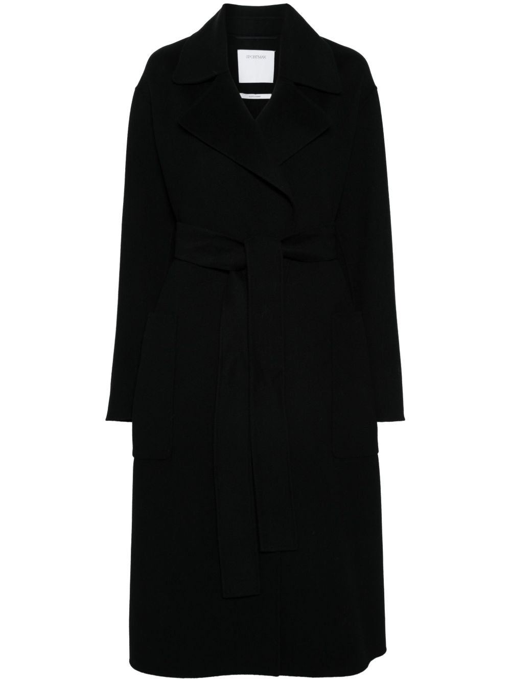 Sportmax Veleno 束腰外套 - 黑色