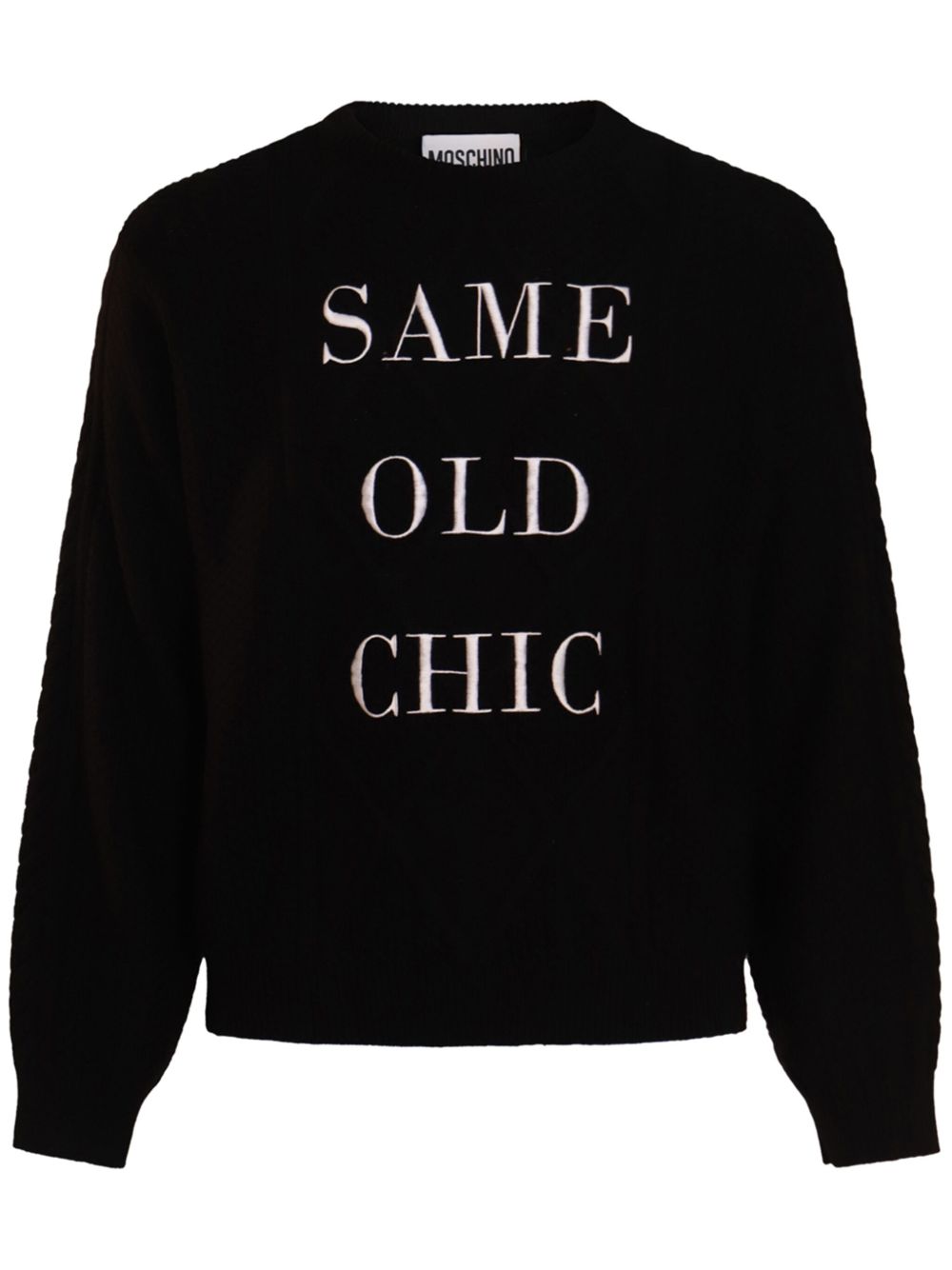 Moschino Same Old Chic 毛衣 - 黑色