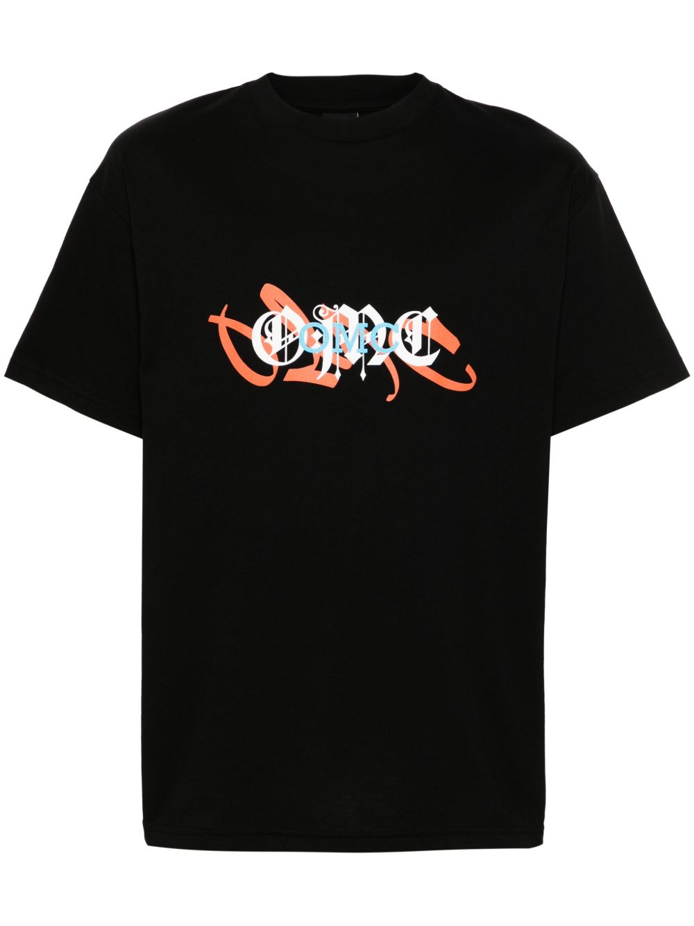 Omc logo印花T恤 - 黑色