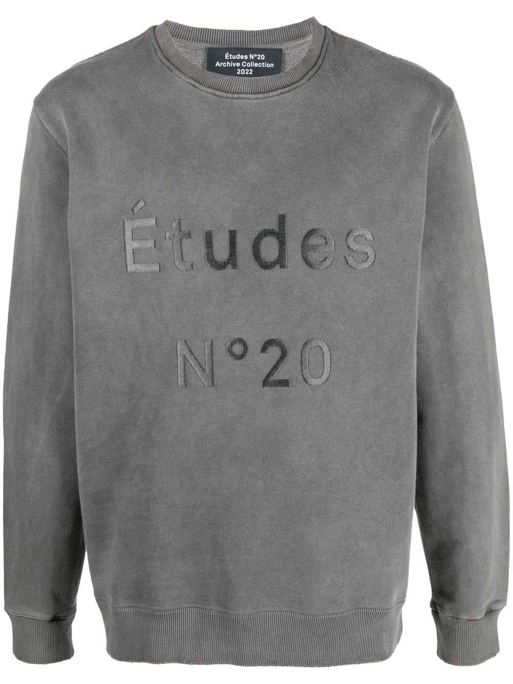 Etudes Story N20 仿旧卫衣 - 灰色