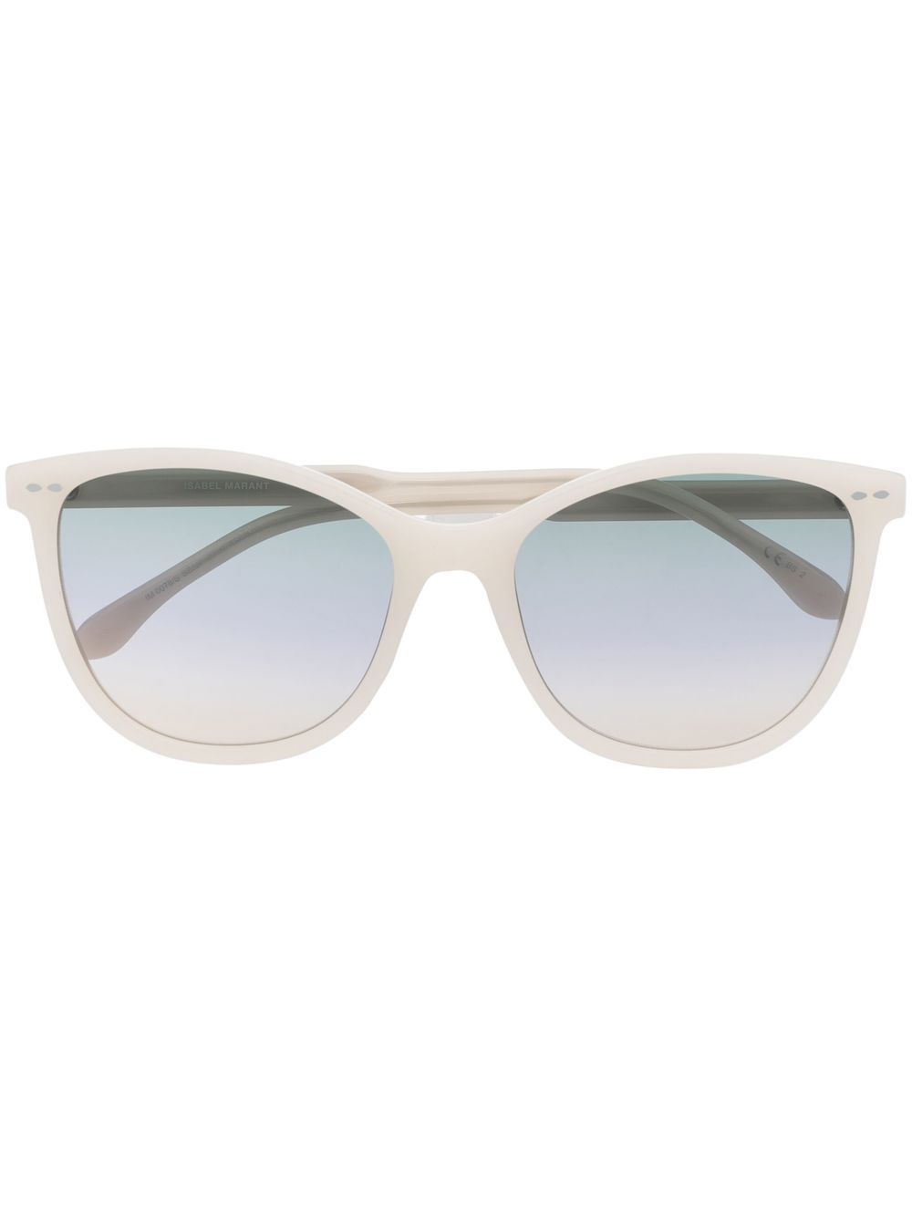 Isabel Marant Eyewear 圆框太阳眼镜 - 白色