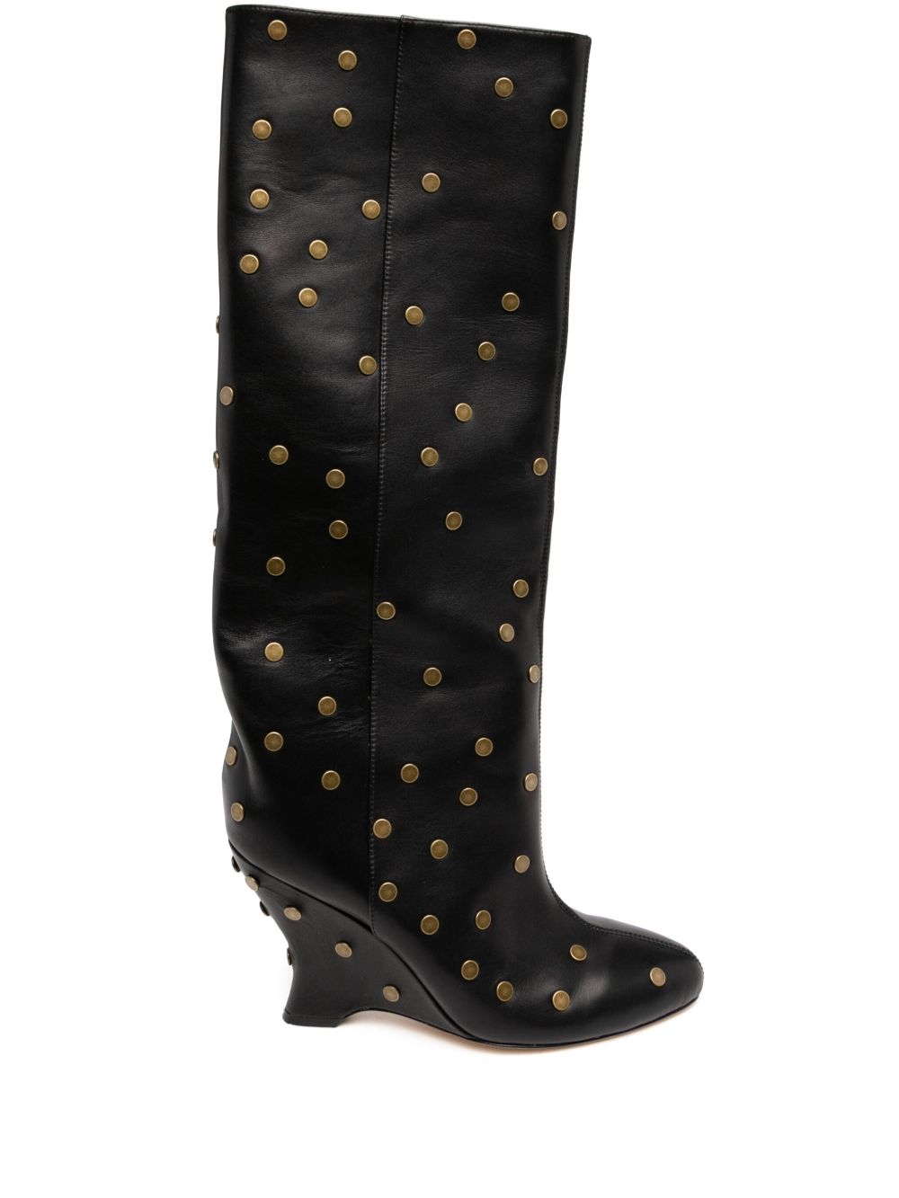 Cynthia Rowley Nailed it 坡跟靴 - 黑色