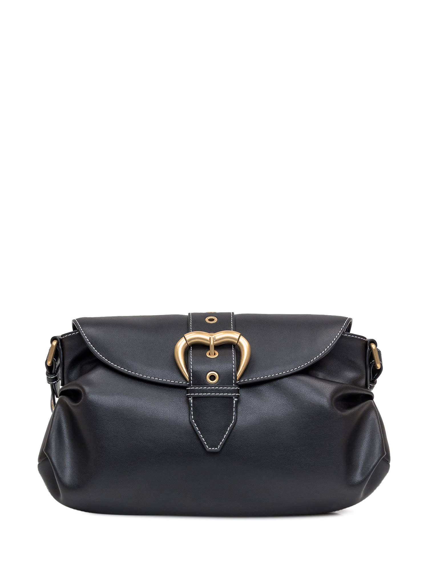 Pinko Jolene Shoulder Bag With Heart Buckle