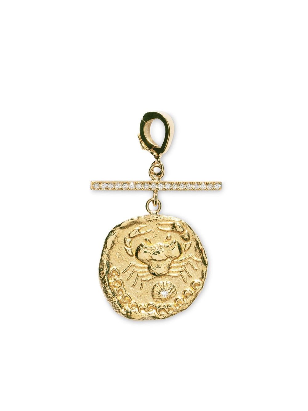 Azlee 18K黄金小号 Karkinos 吊坠 - 金色