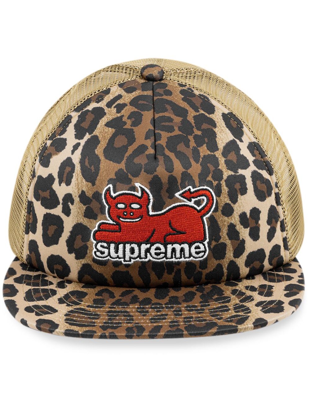 Supreme x Toy Machine 背面网纱五片面料拼接棒球帽 - 中性色
