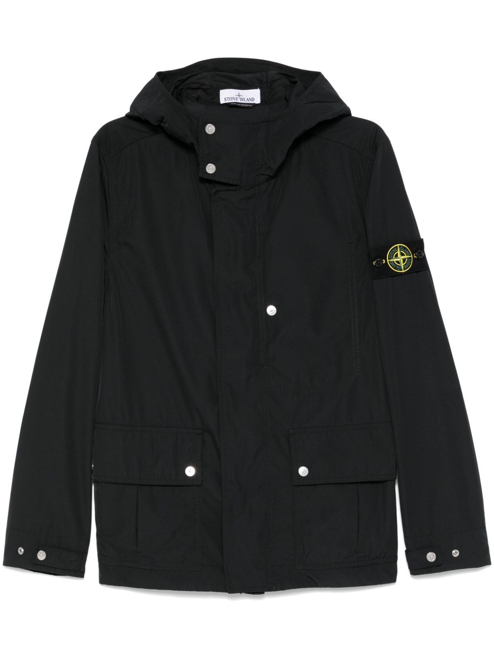 Stone Island 罗盘徽章夹克 - 黑色