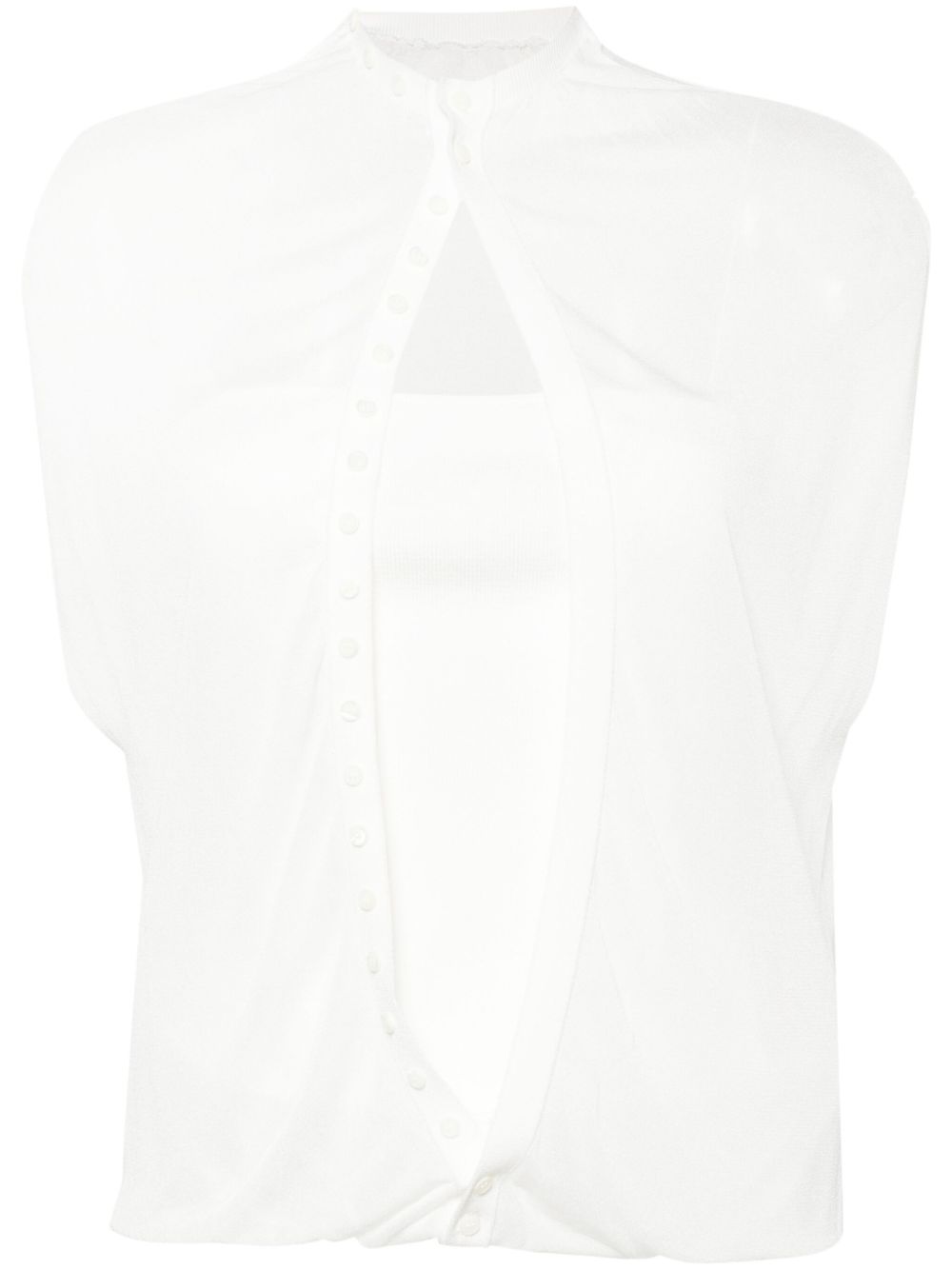 Jacquemus Le Haut Capa 针织上衣 - 白色