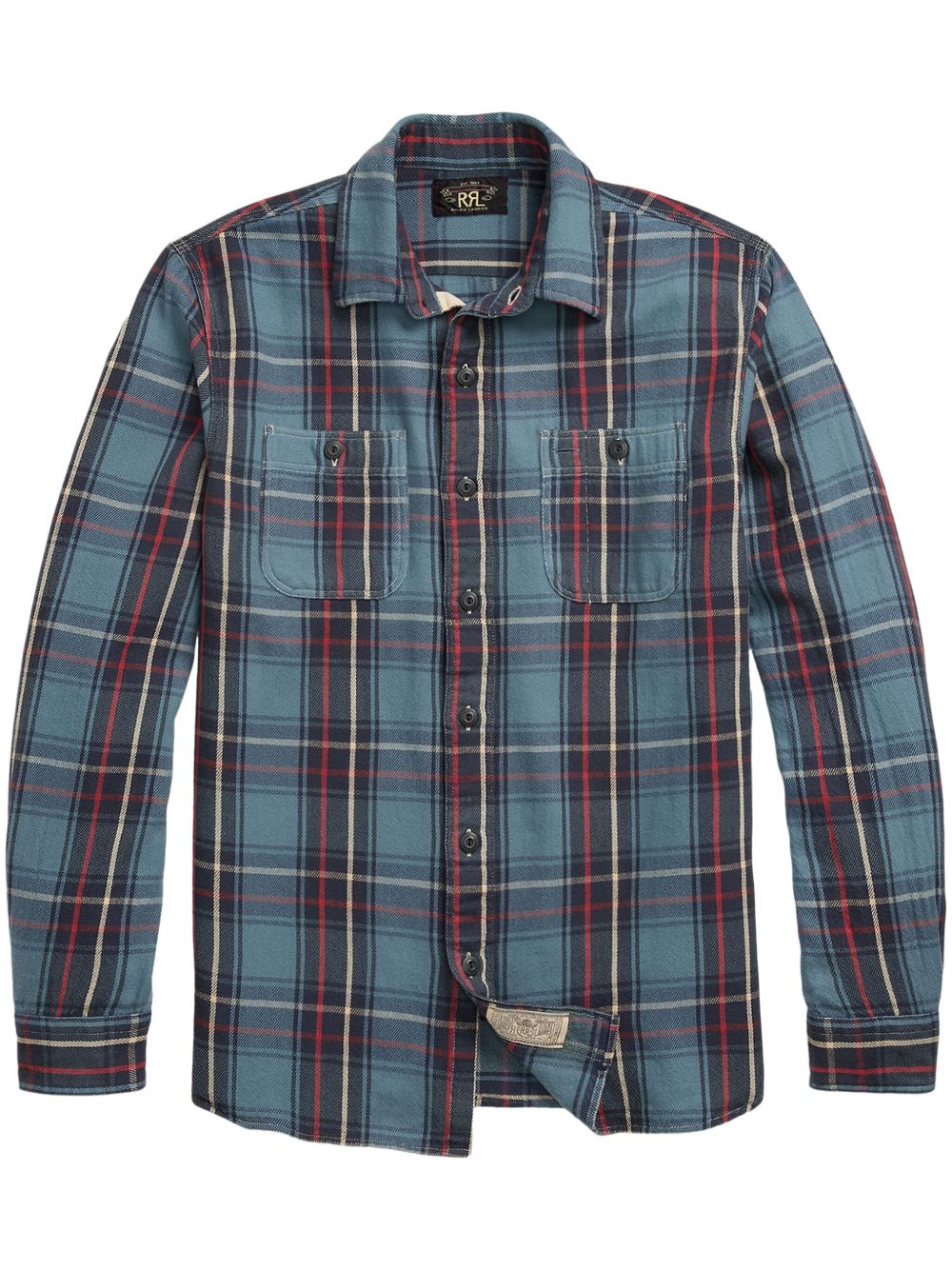Ralph Lauren RRL Farrel 衬衫 - 蓝色