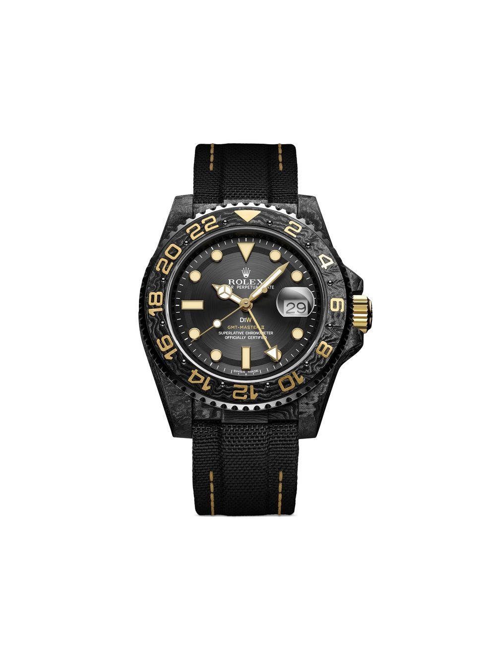 DiW (Designa Individual Watches) GMT-Master II Golden Speedster 定制40毫米腕表（典藏款） - 黑色