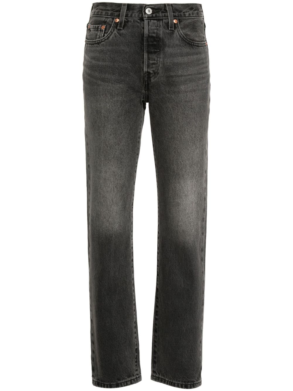 Levi's 501 直筒牛仔裤 - 黑色