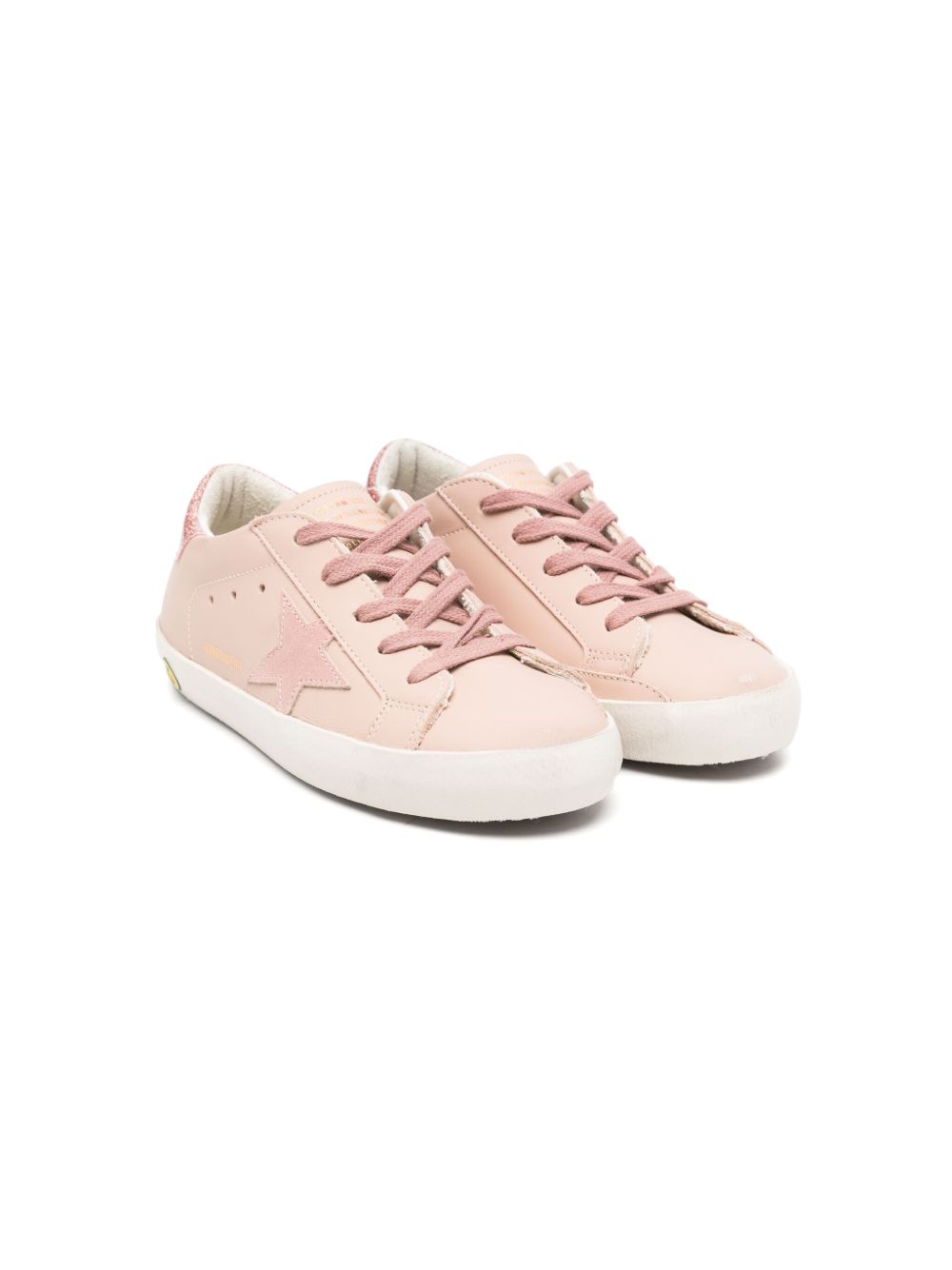 Golden Goose Kids Super Star 板鞋 - 粉色