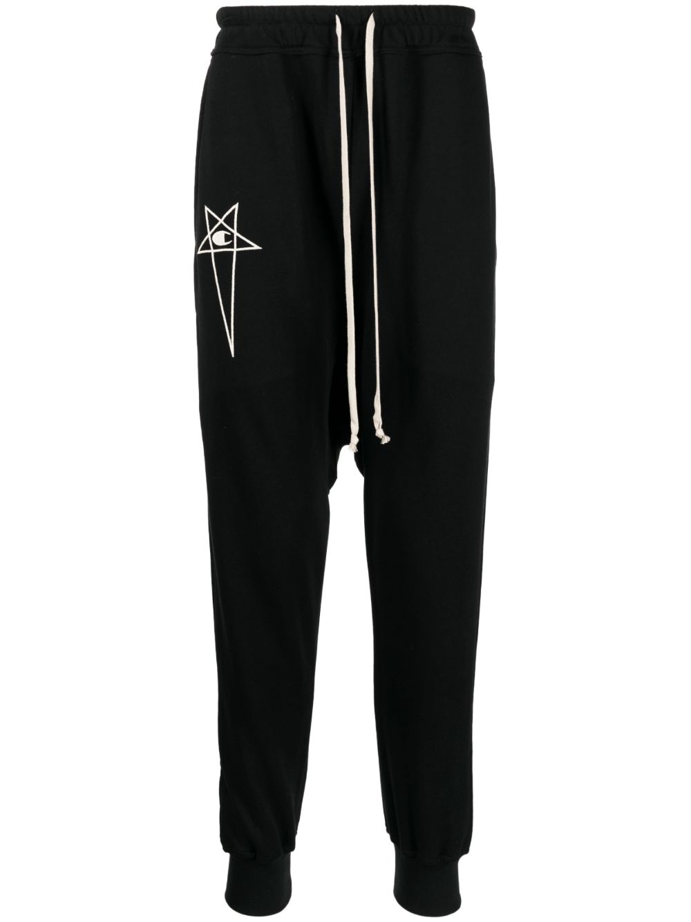 Rick Owens X Champion Prisoner 运动垮裤 - 黑色