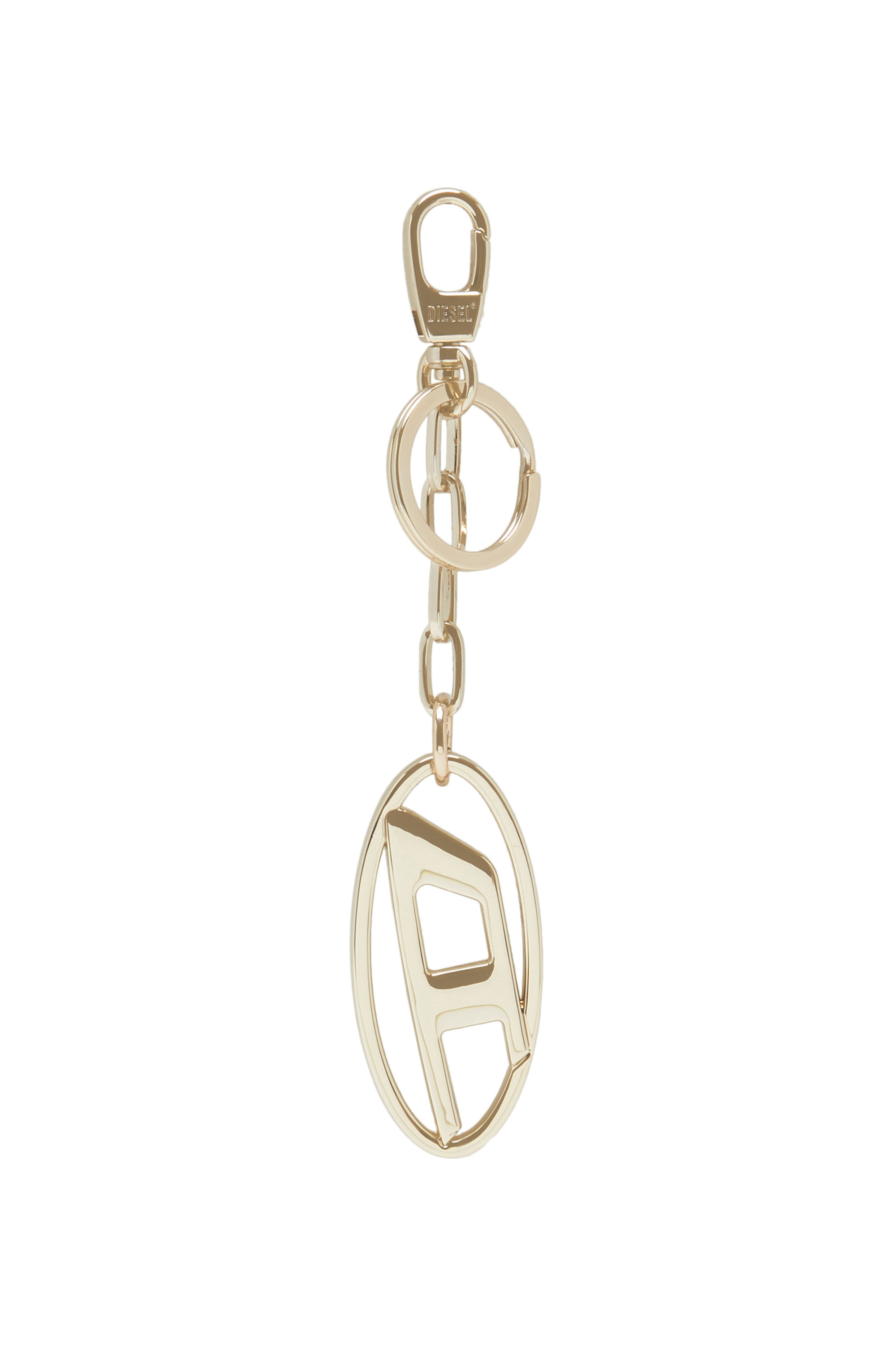 Diesel - Metal keyring with logo plaque - Bijoux and Gadgets - Unisex - Yellow