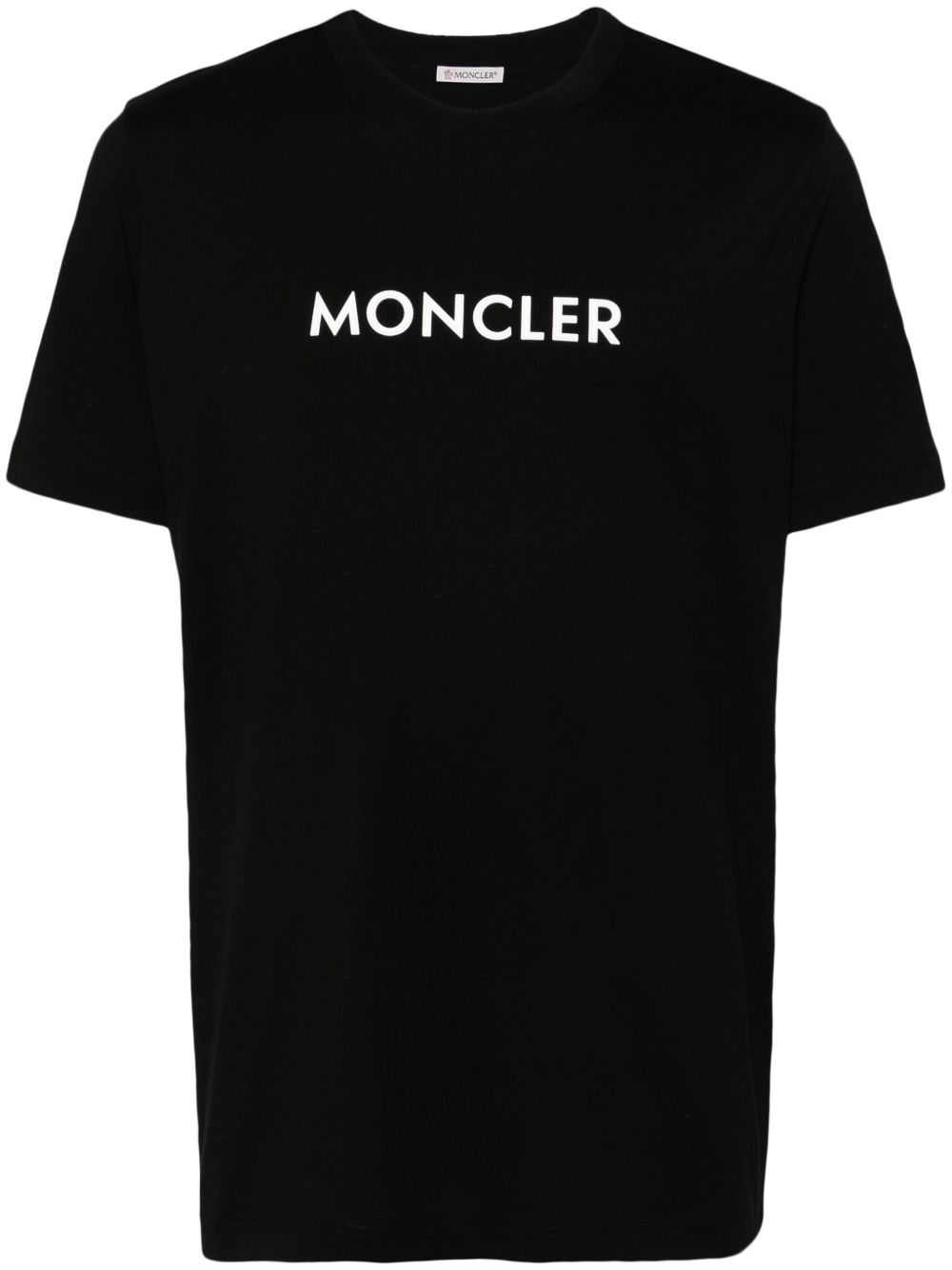Moncler logo印花T恤 - 黑色