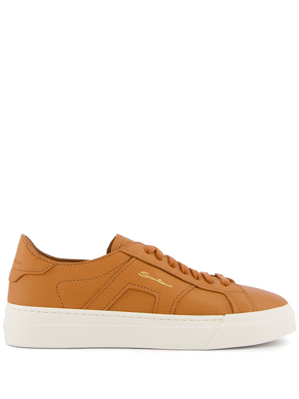 Santoni 皮质运动鞋 - 中性色