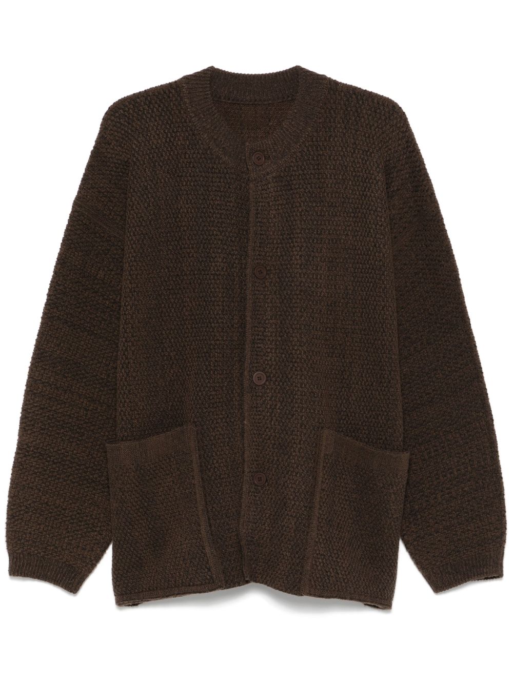 Homme Plissé Issey Miyake Rustic 开衫 - 褐色