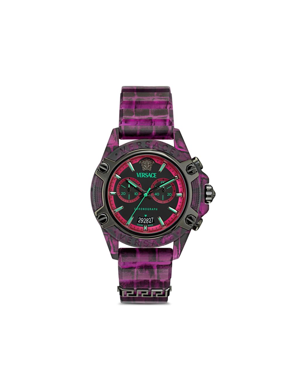 Versace Icon Active 44毫米腕表 - 黑色