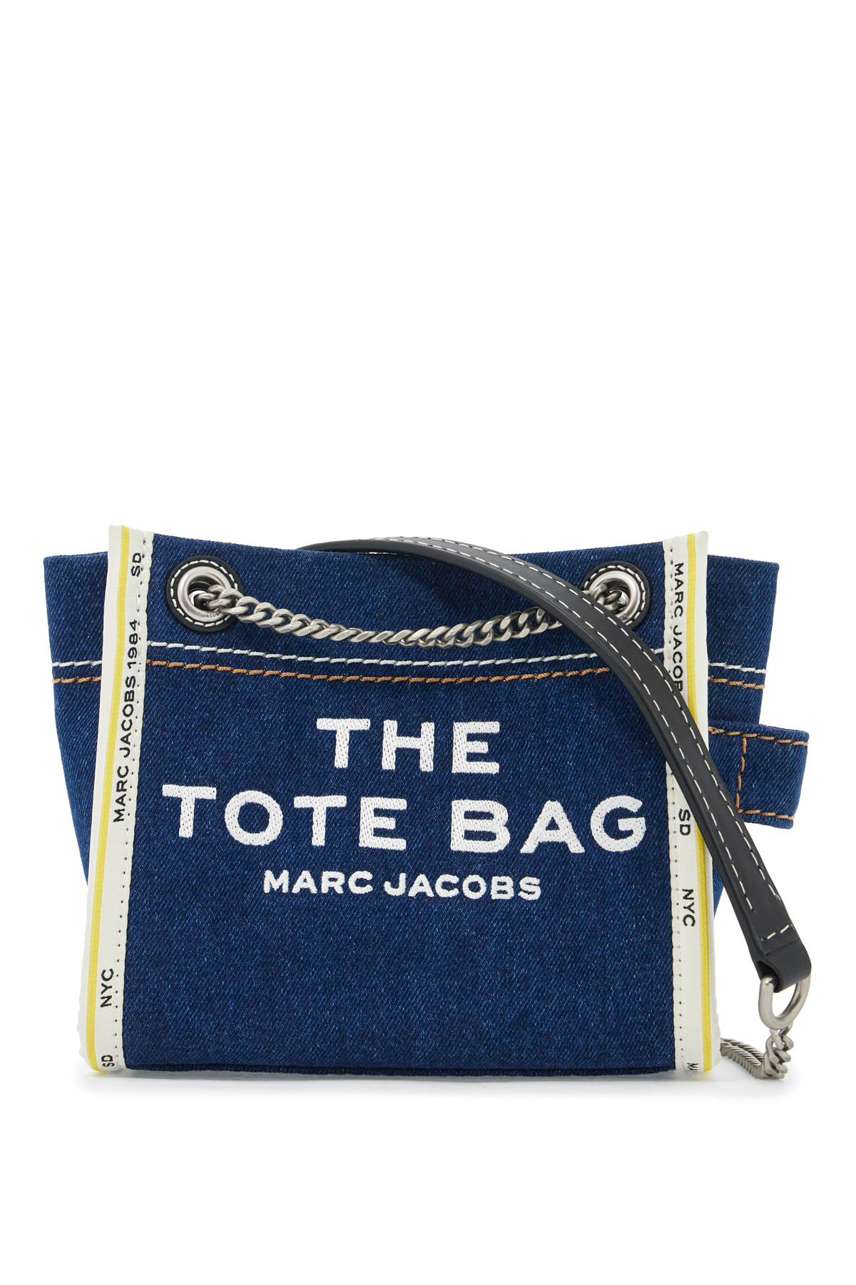 Marc Jacobs Denim Chain Crossbody Tote Bag